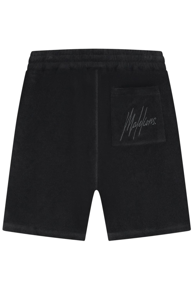 SIGNATURE TOWELLING SHORTS MM3 SS25 26 900 BLACK